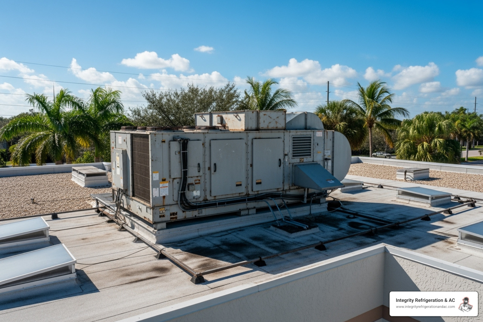 commercial rooftop HVAC unit - commercial hvac service in polk city fl