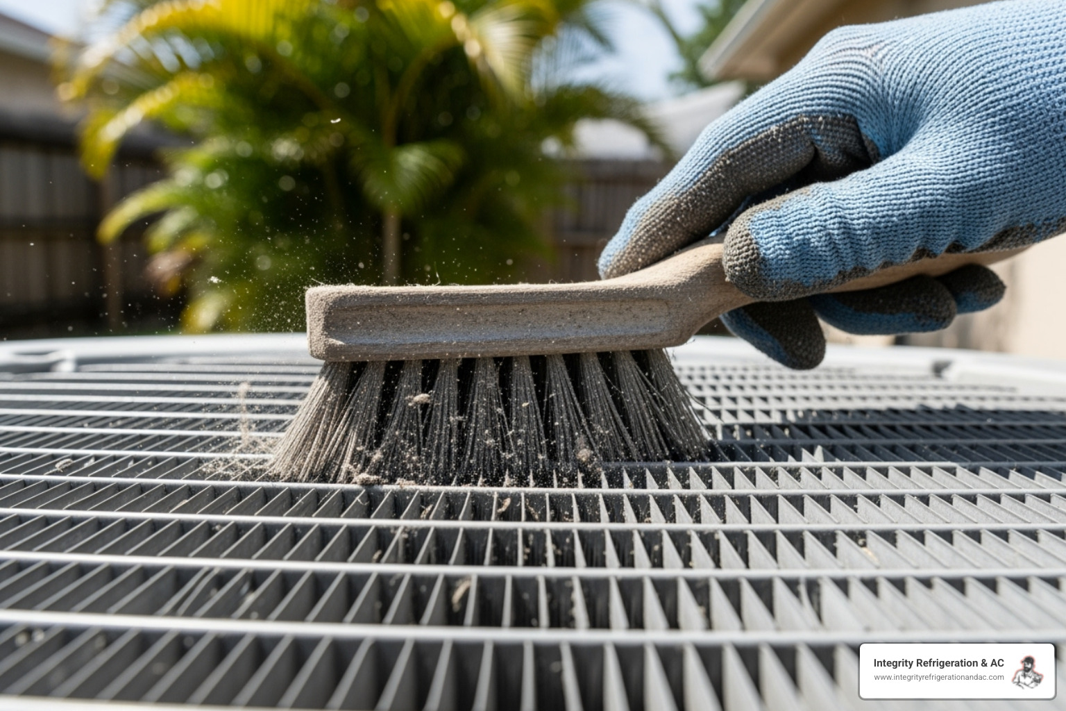 A technician cleaning an HVAC coil - 24 hour hvac service in lakeland fl