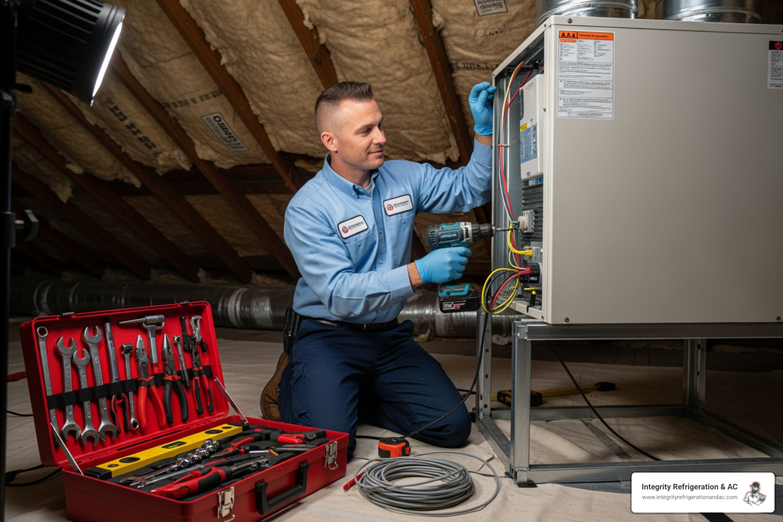 Clean and professional HVAC installation in progress - best hvac installation in eagle lake fl