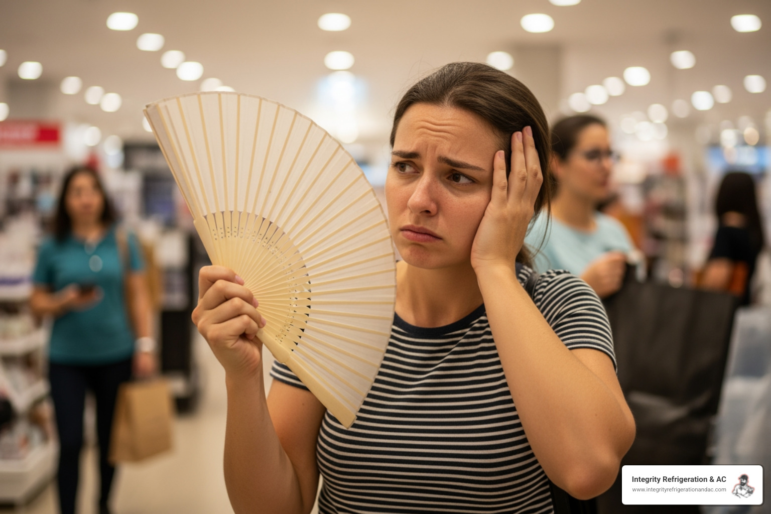 unhappy customer in a hot retail store - commercial hvac repair in dundee fl unhappy customer in a hot retail store - commercial hvac repair in dundee fl