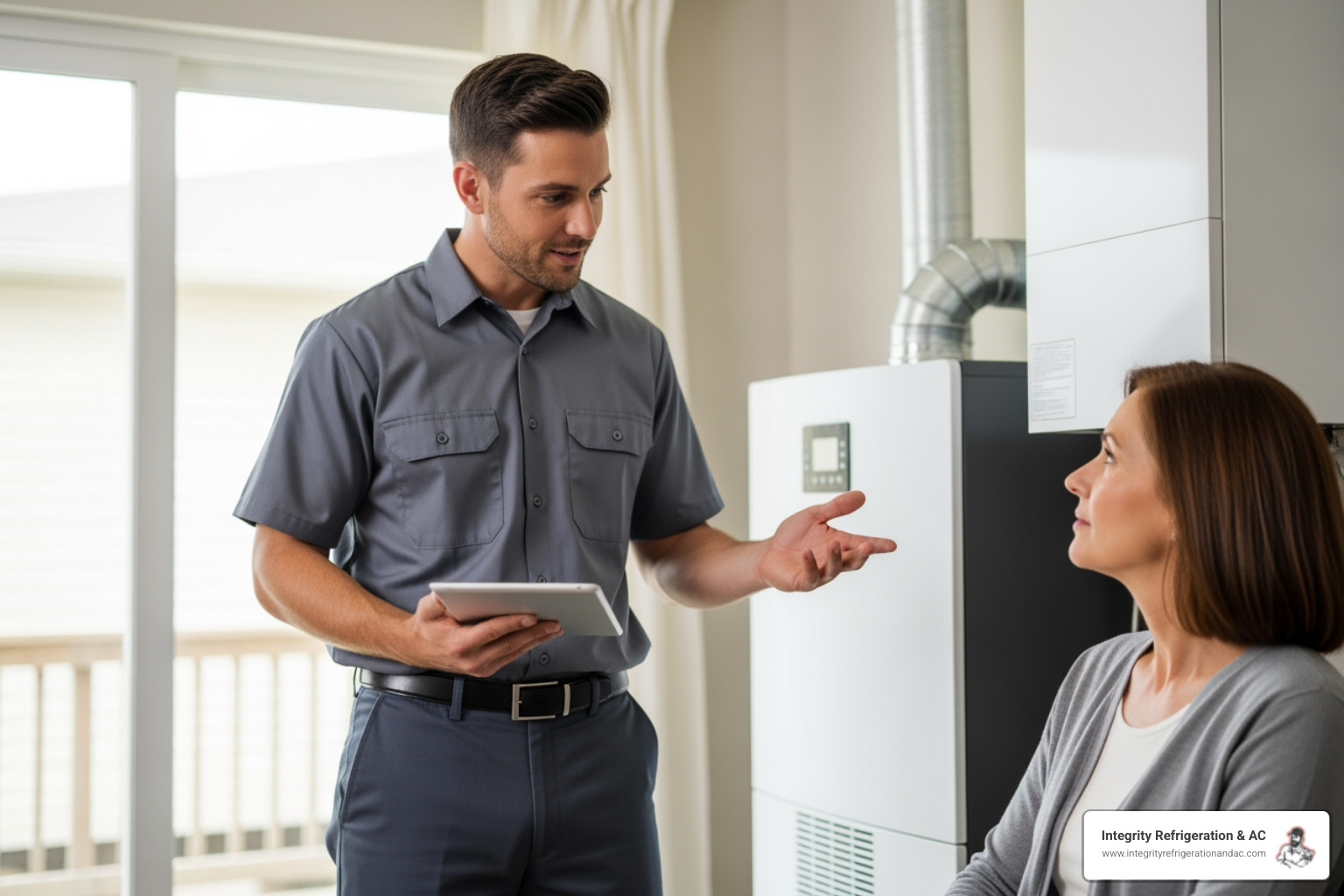 infographic showing key factors when choosing a heating company including certifications like NATE certification, years in business, customer reviews, service offerings like installation and emergency repair, financing options, and local service area coverage - best heater company in auburndale fl