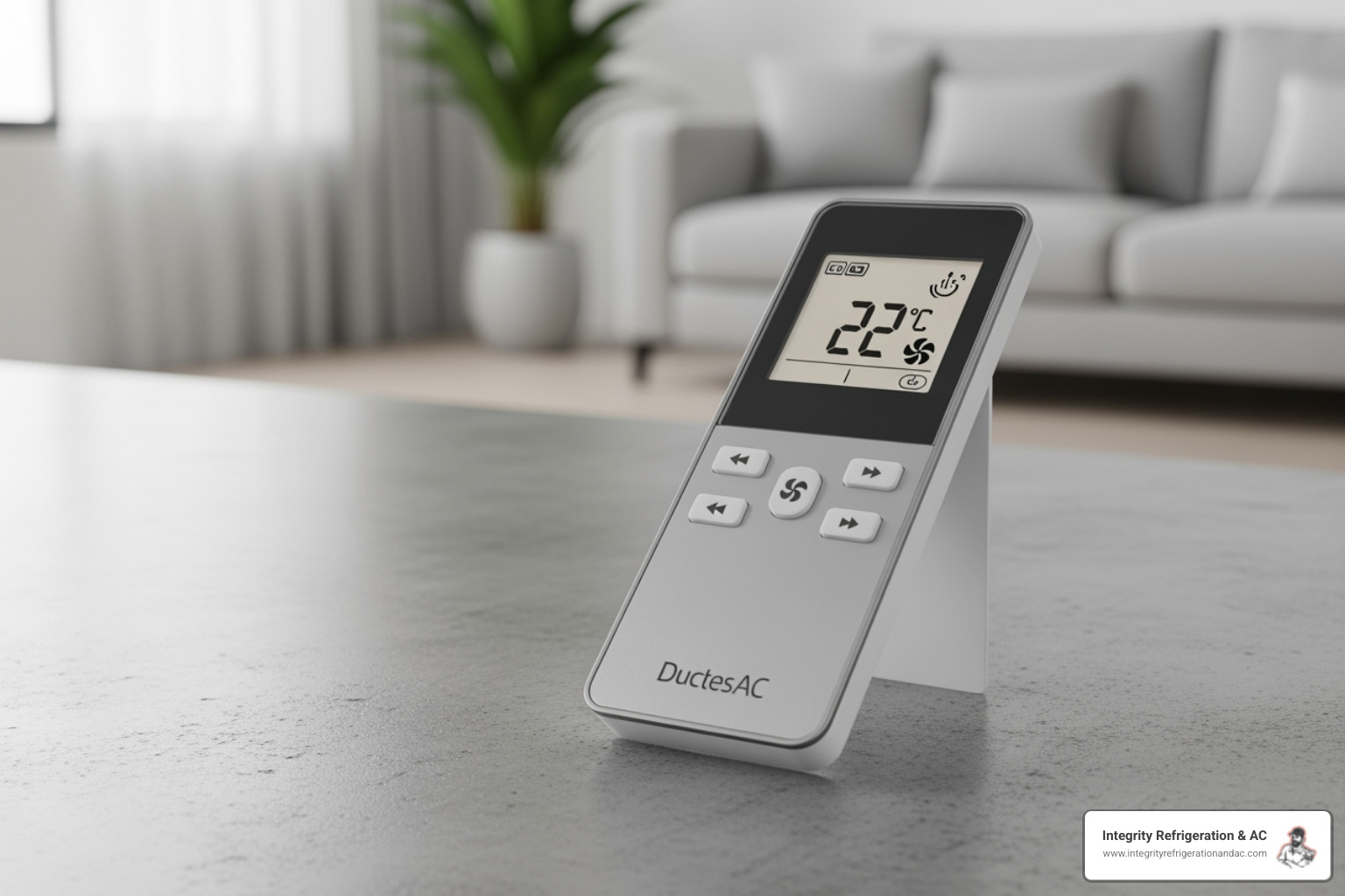 homeowner adjusting ductless remote - Ductless AC installation cost