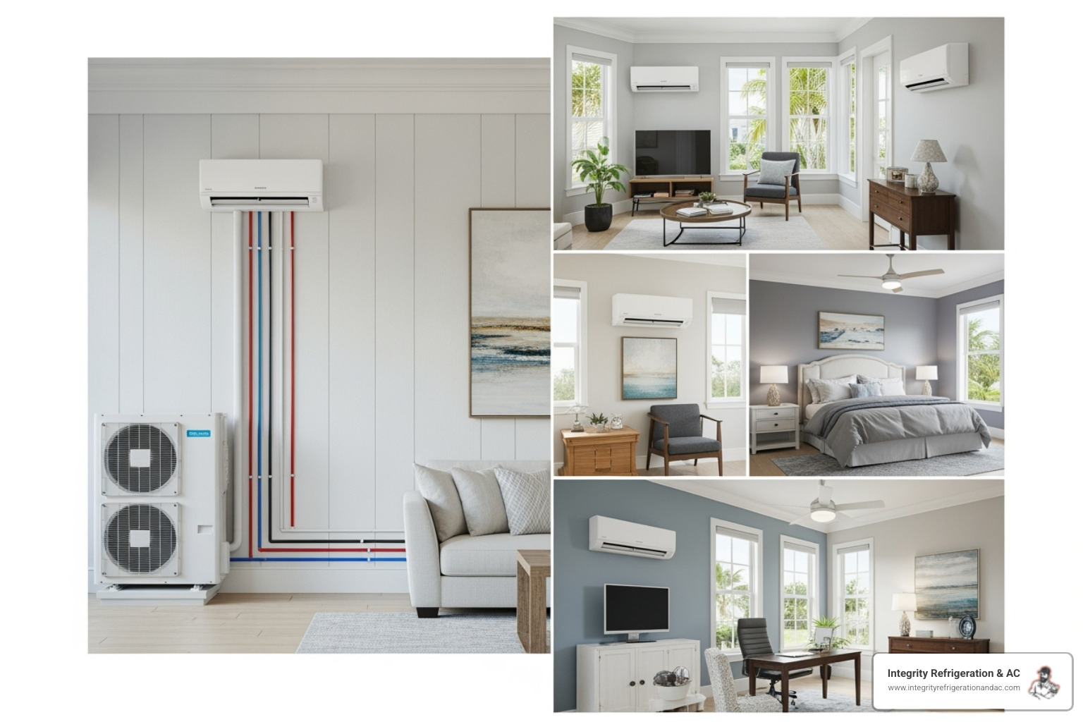 multi-zone ductless system - Ductless AC installation cost