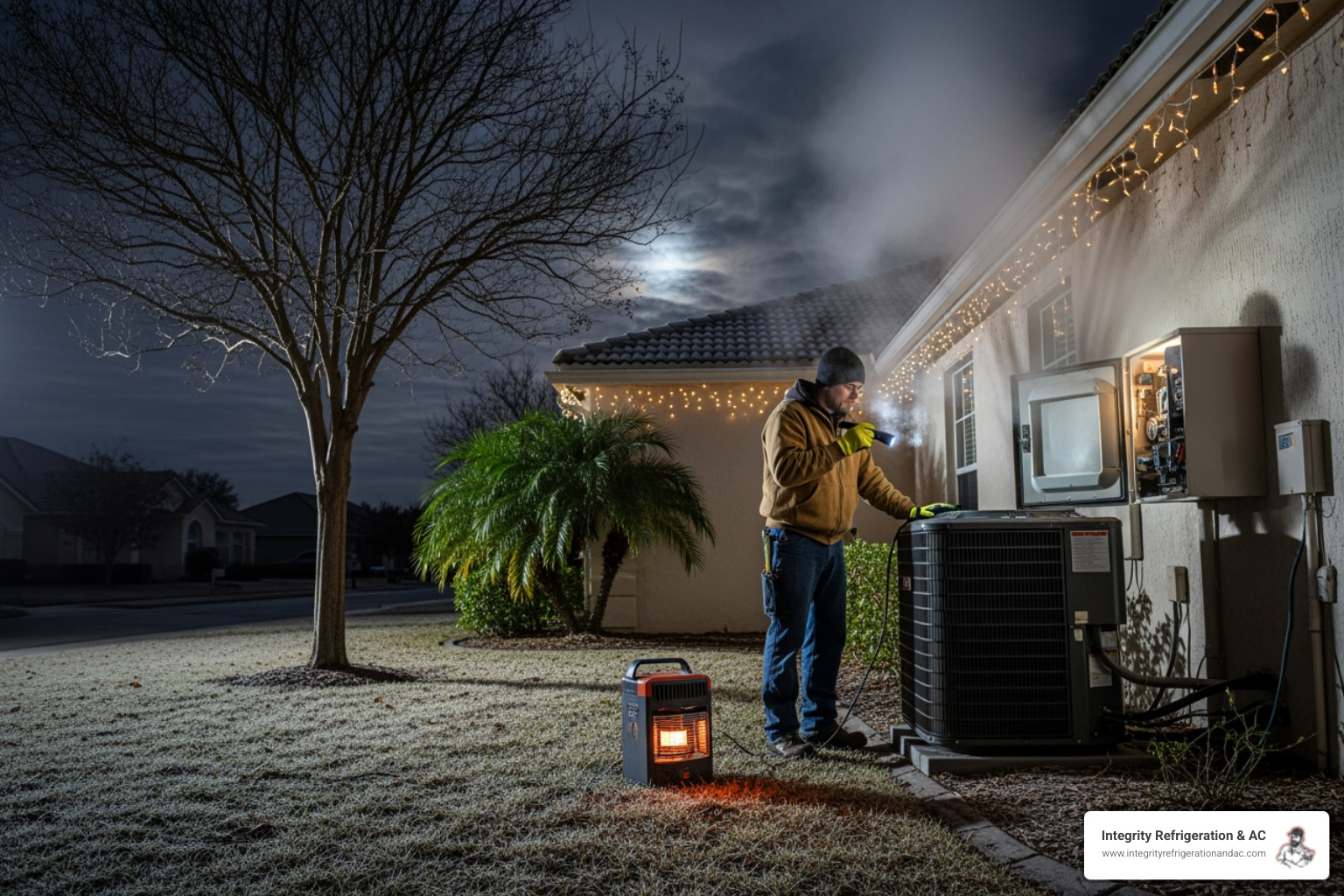 Infographic showing the top 5 warning signs that indicate you need emergency heater repair: complete loss of heat with thermostat icon, loud unusual noises with sound waves, burning or gas smell with nose icon, yellow pilot light with flame icon, and system won't start with power button icon - emergency heater repair in winter haven, fl Infographic showing the top 5 warning signs that indicate you need emergency heater repair: complete loss of heat with thermostat icon, loud unusual noises with sound waves, burning or gas smell with nose icon, yellow pilot light with flame icon, and system won't start with power button icon - emergency heater repair in winter haven, fl