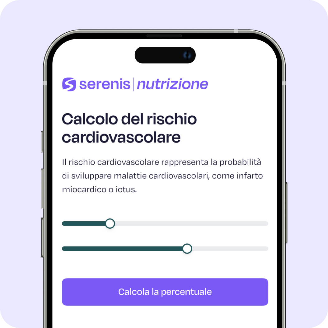 Schermata di test sul diabete Serenis