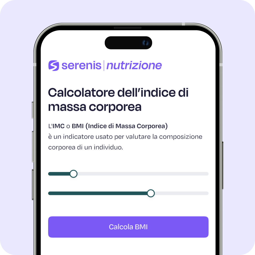 Schermata di test sul colesterolo Serenis