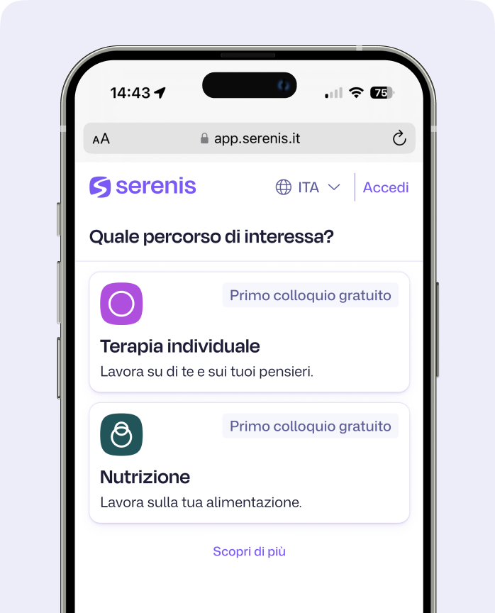 Scegli un percorso DCA