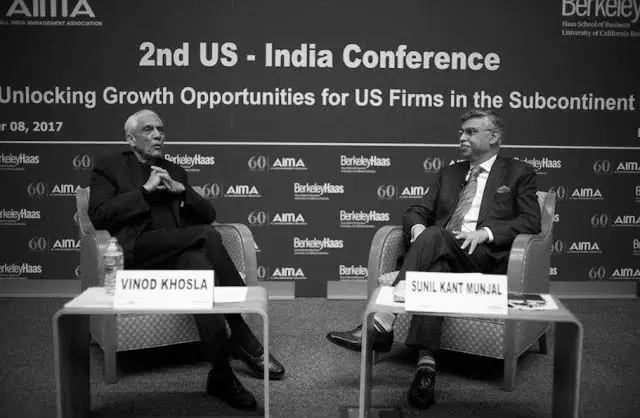 AIMA: 2nd US - India Conference Session: Imagine Harnessing Tech to make a Better World with Vinod Khosla Moderated by Sunil Kant Munjal,