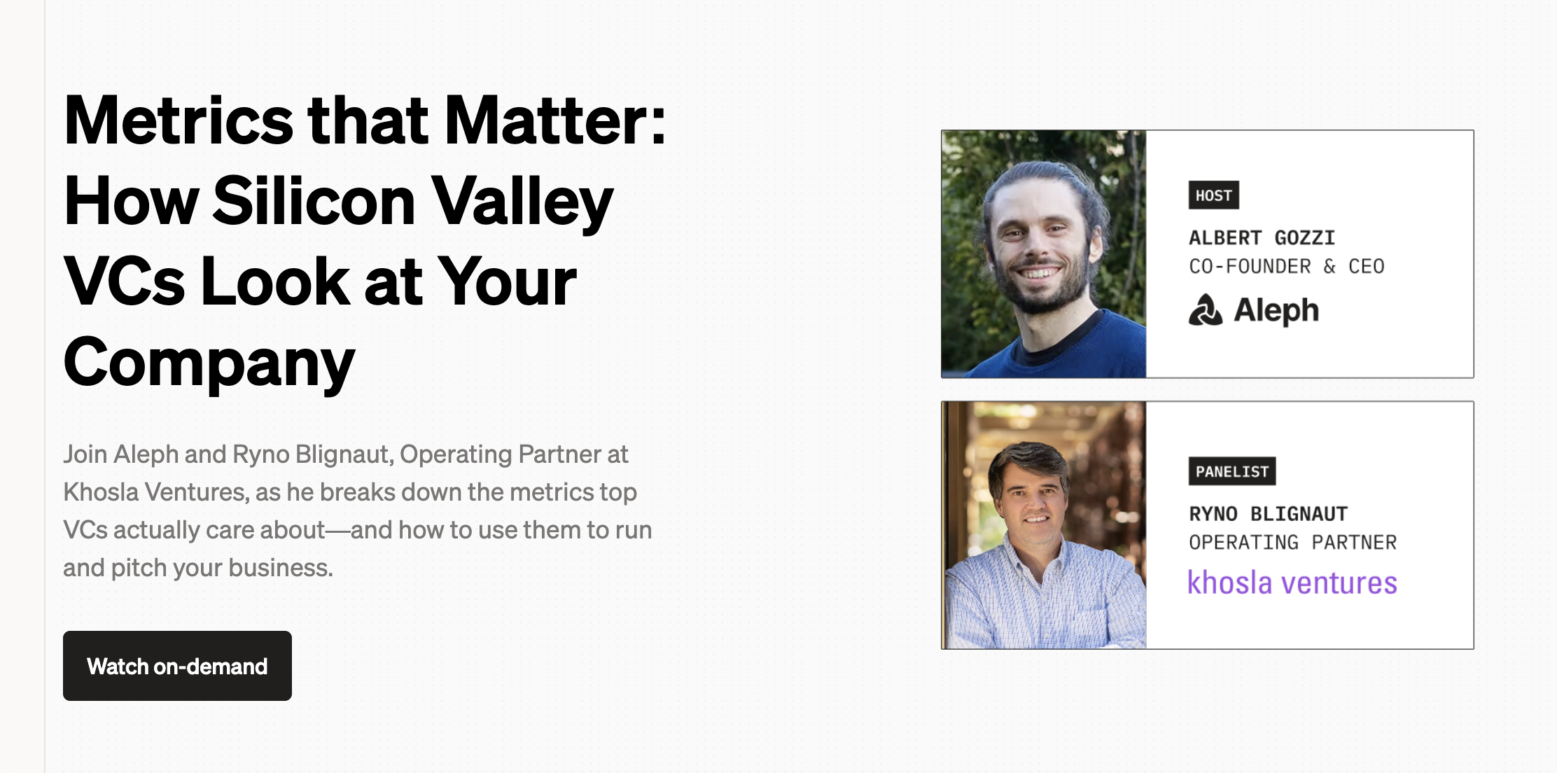 Metrics that Matter: How Silicon Valley VCs Look at Your Company