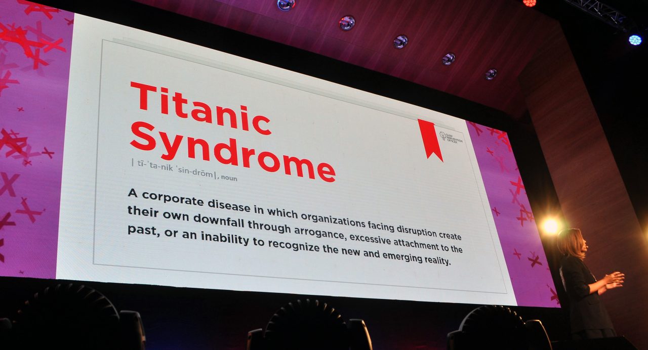 The Titanic Syndrome: Nadya Zhexembayeva at TEDxBucharest. Photo: Raluca Țurcanașu