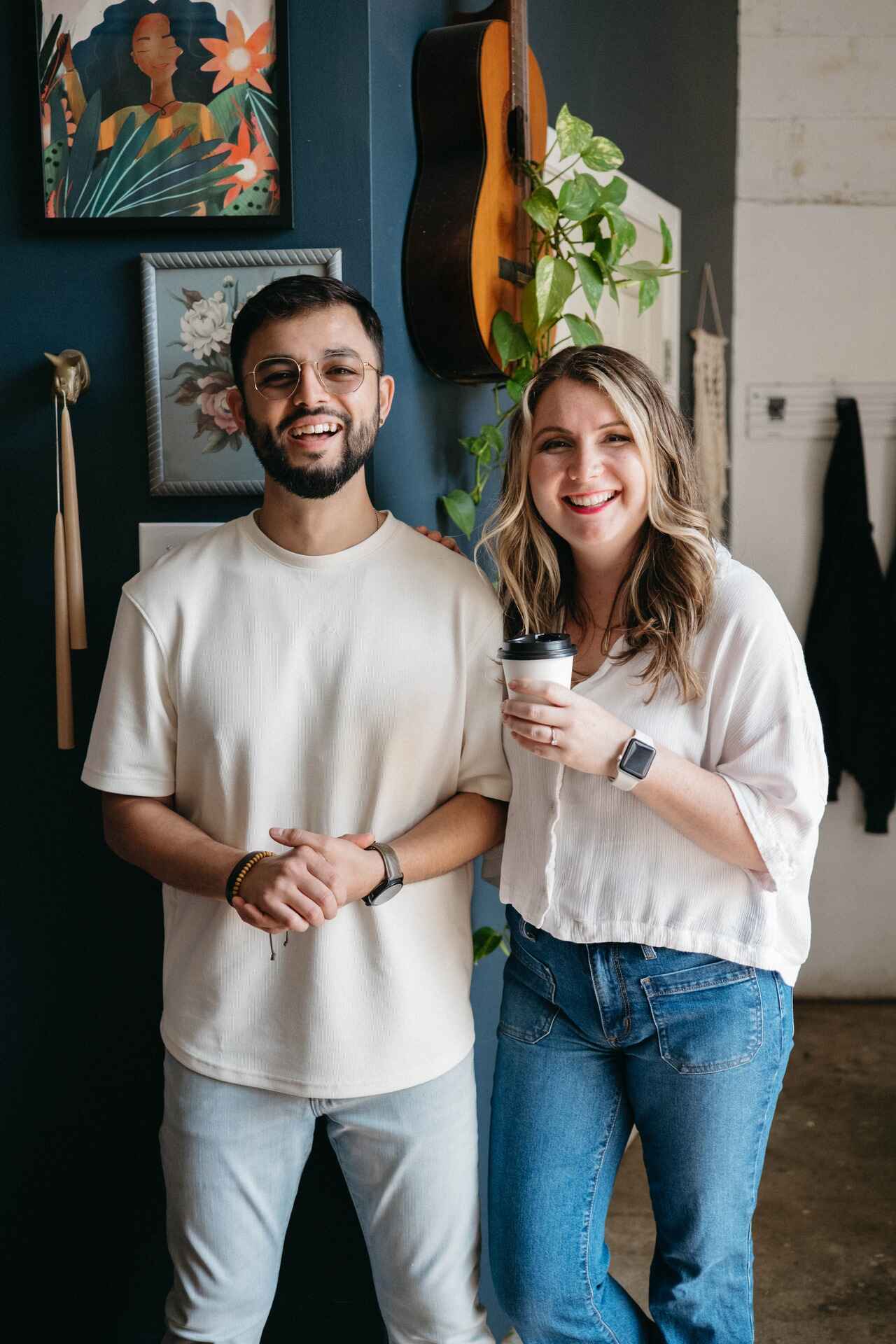 Justin and Heather Lyles at Lyles Coffee Cart