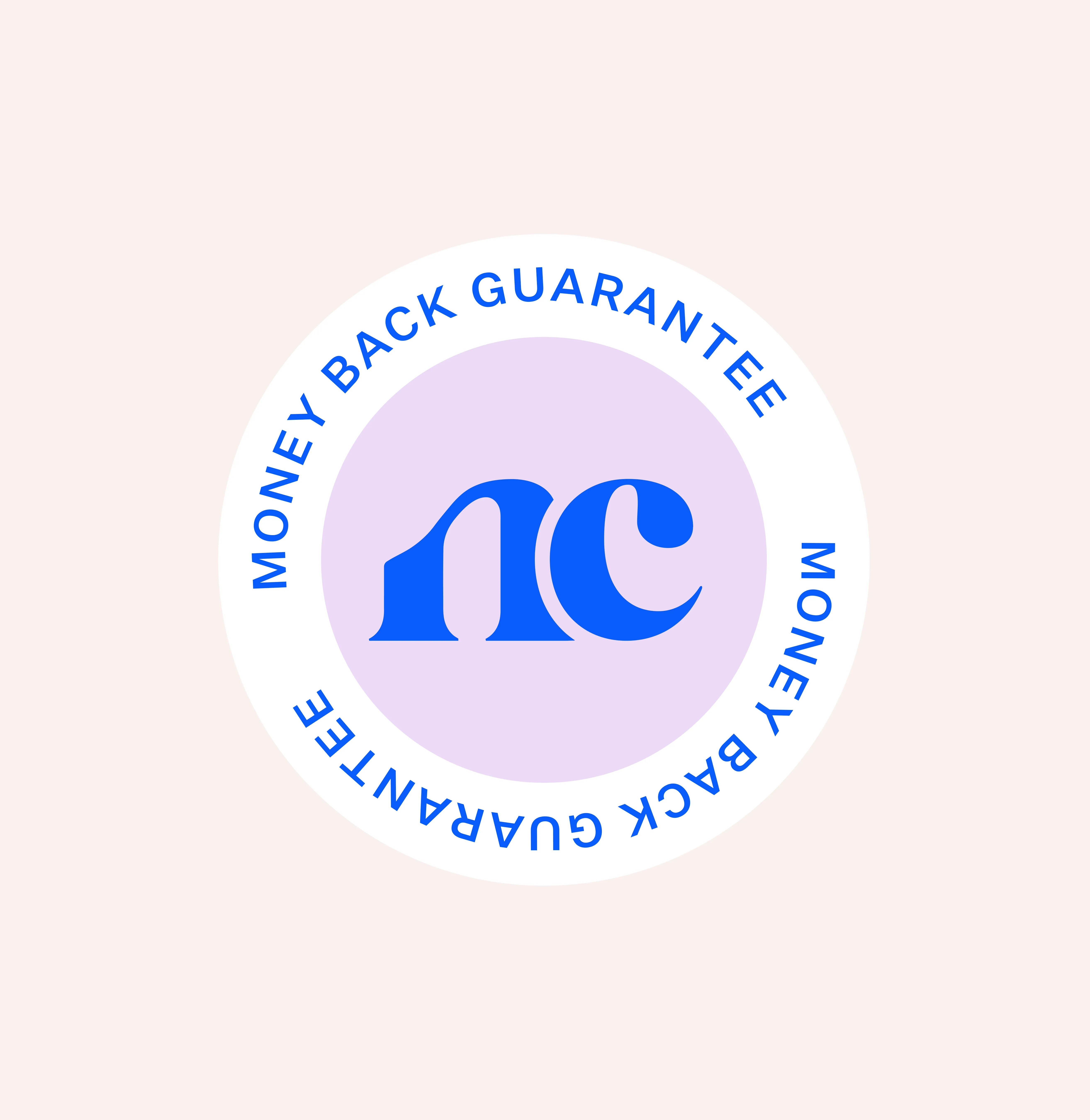 My Next Chapter logo with a money-back guarantee badge