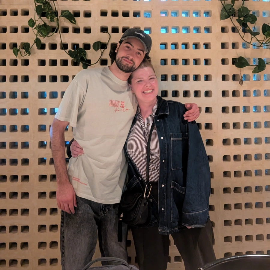 Two of our team members, Omar and Bethany