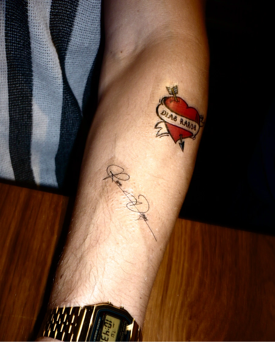 Rare Days summit temporary tattoos