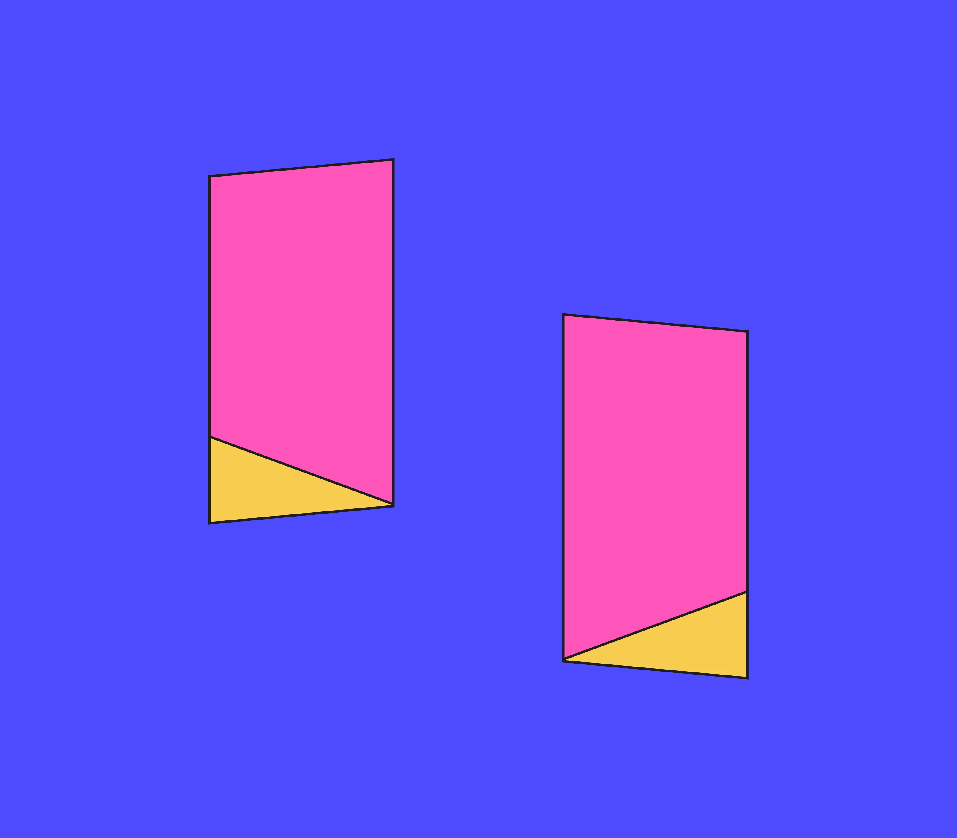 Two doors. It's a metaphor.