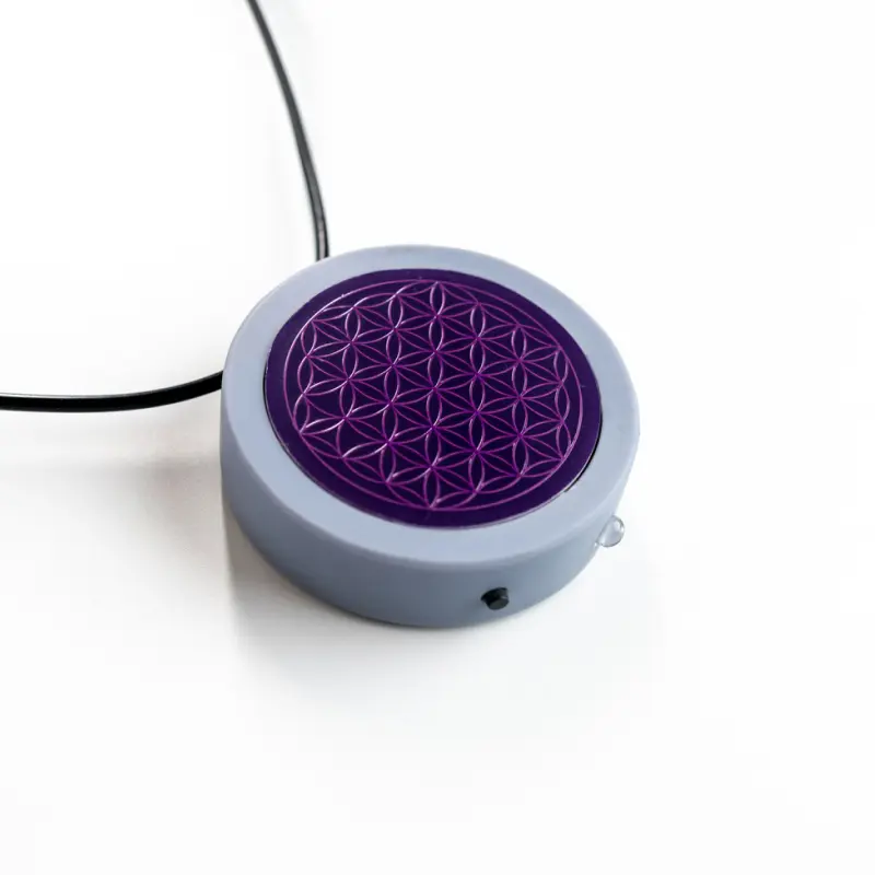 Samarit Solar Amulet Flower of Life side view