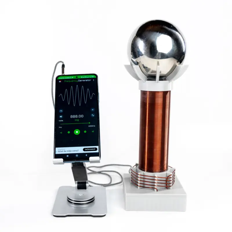 ZenHarmony Tesla - Scalar wave fountain with frequency controller