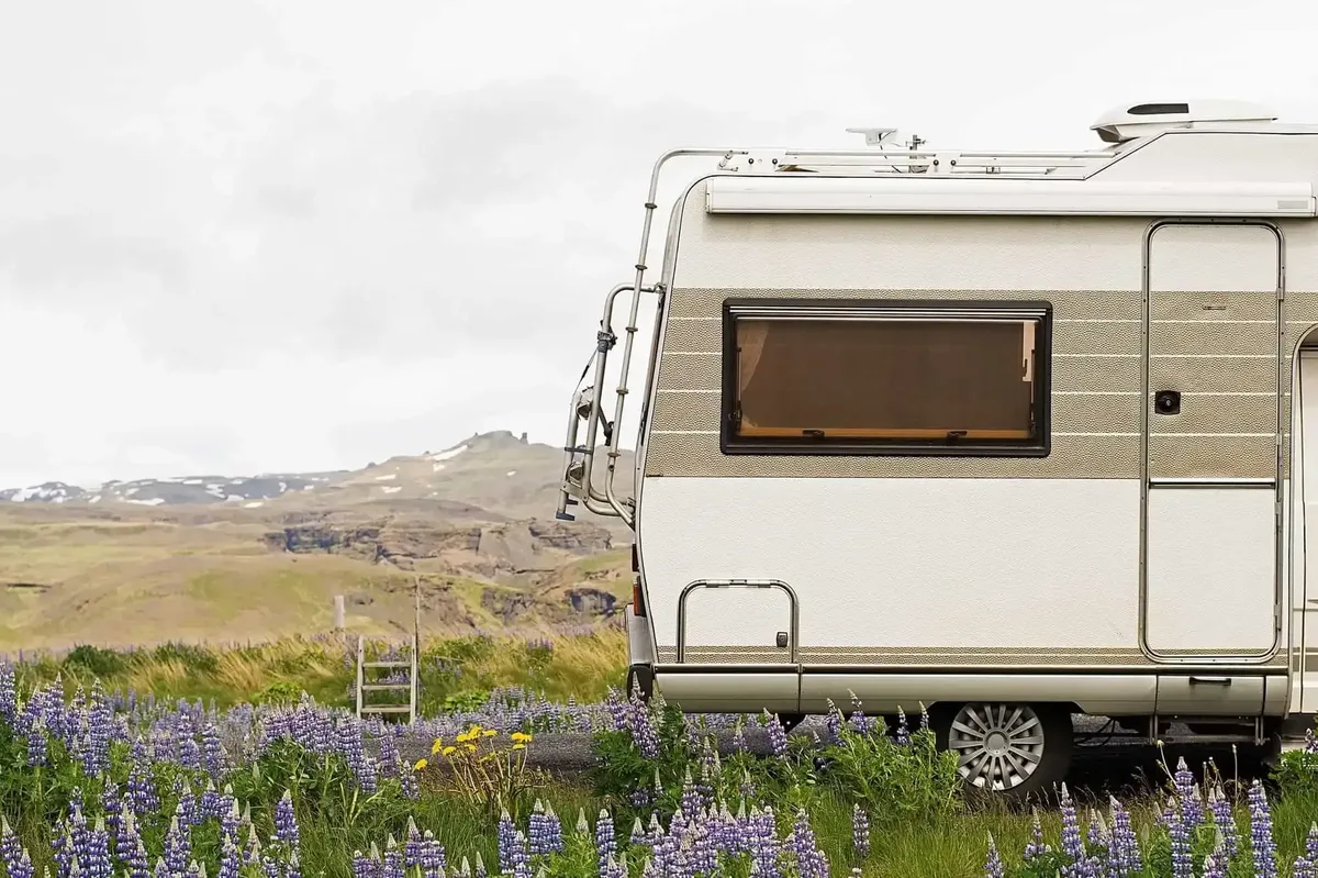 Our first motorhome, an old Hymer