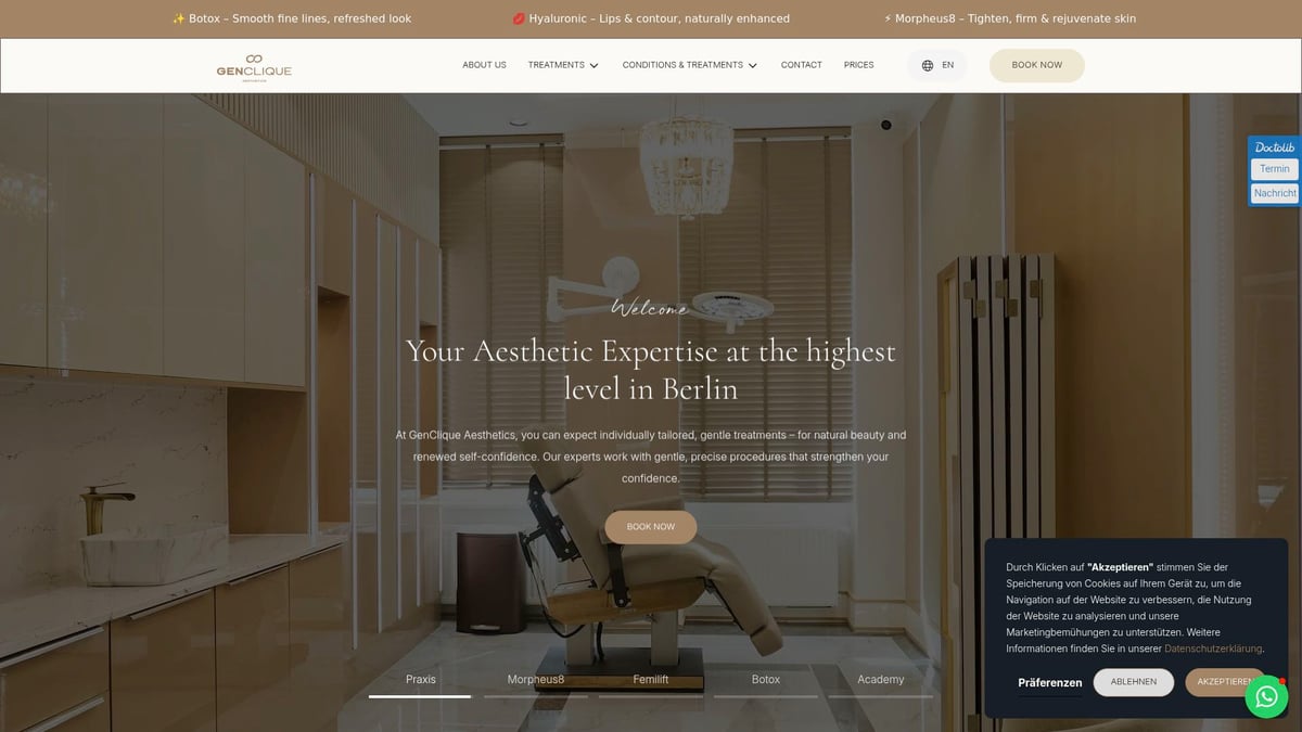 Berlin Ästhetik Guide 2026: Trends, Tipps und Inspiration - GenClique Aesthetics: Individuelle High-End-Ästhetik in Berlin