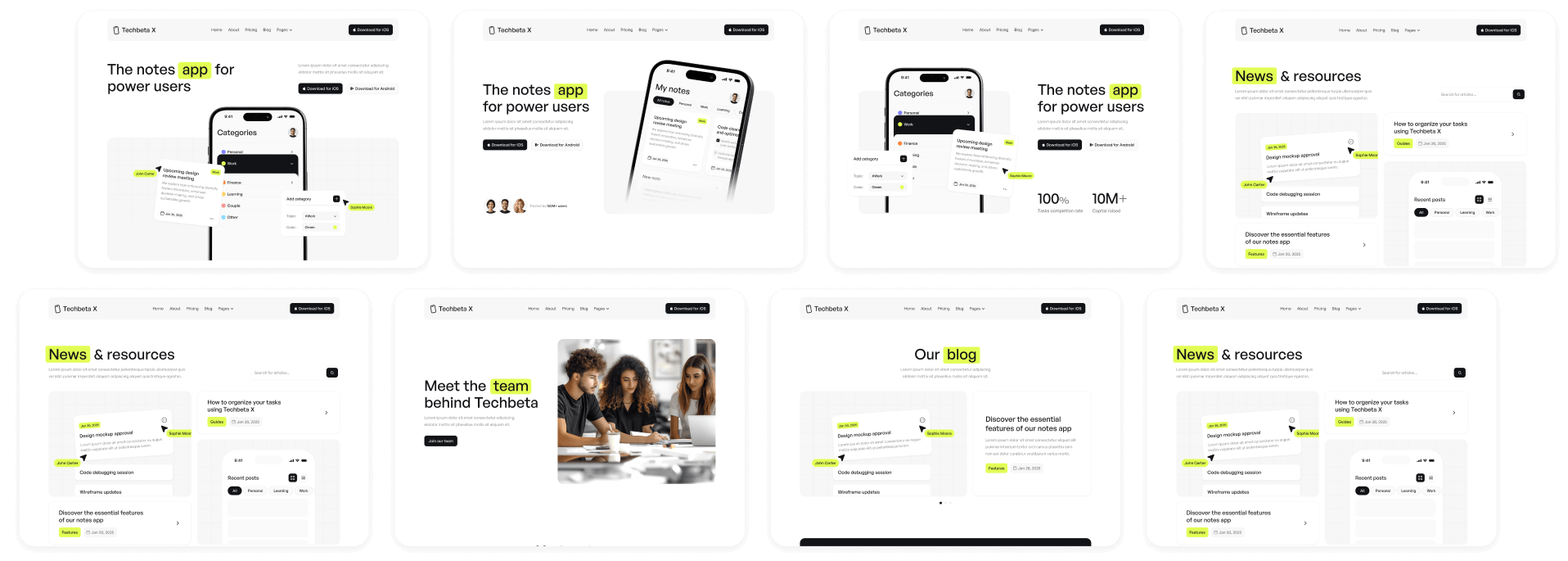 Techbeta X - Buy Now On Webflow Banner - Tech App Webflow Template