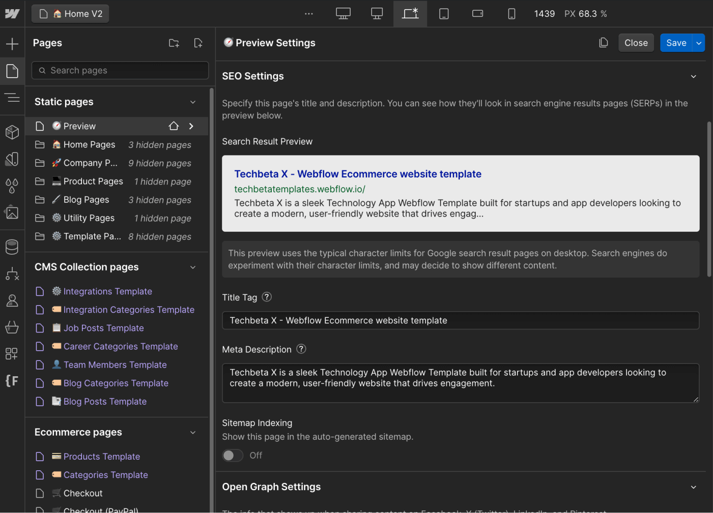 SEO - Techbeta X Webflow Template