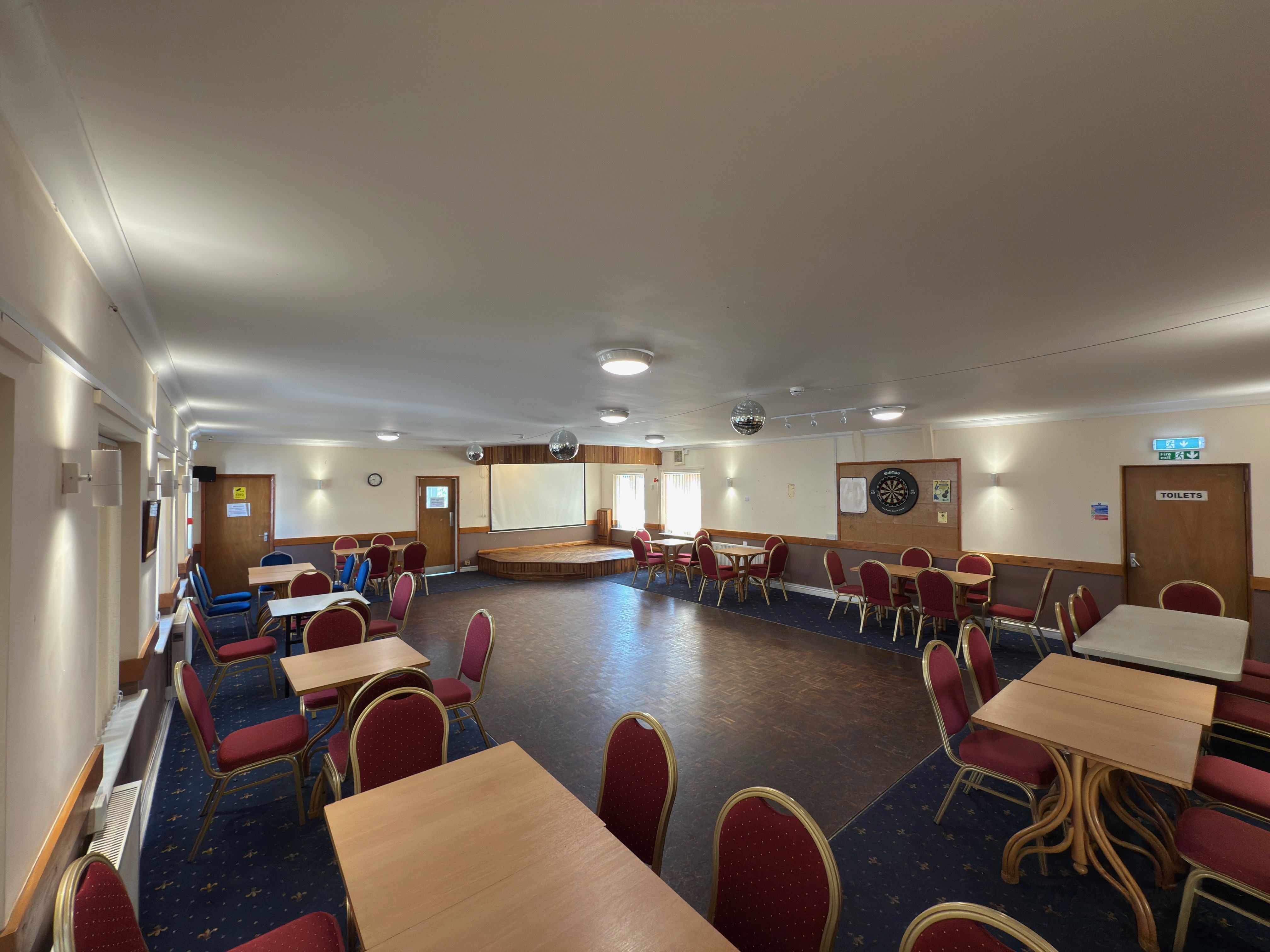The Salisbury Room in the Conni, Swaffham Conservative Club, place to drink and socialise in Swaffham