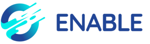 Logo for ENABLE Tech SaaS customer engagement platform