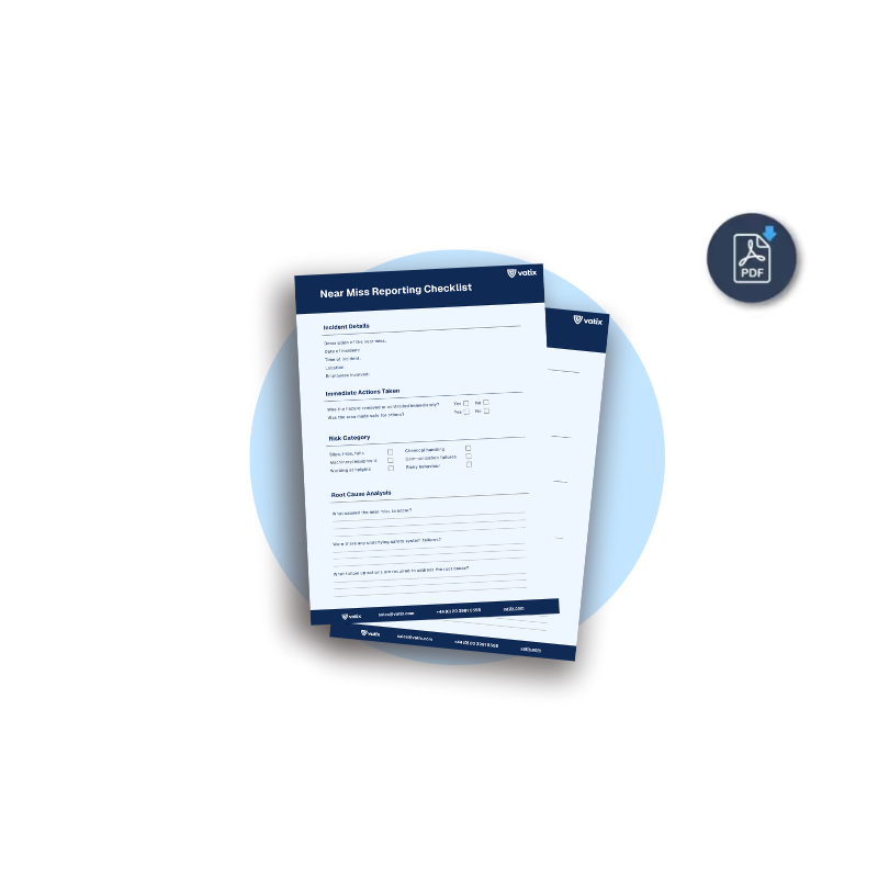 Near Miss Reporting Template