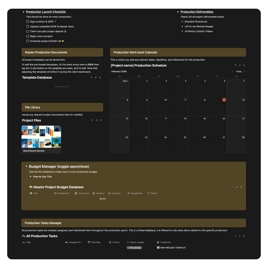 Screenshot of setOS reusable project template