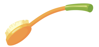 An illustration of long brush