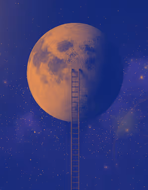 Moon contact image
