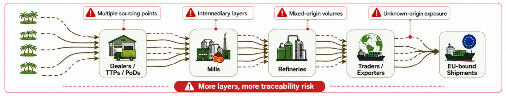 EUDR Supply Chain Complexity