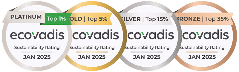 medailles ecovadis 2025