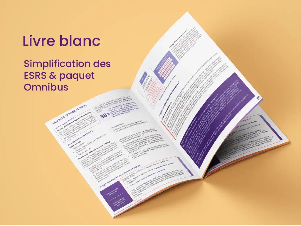 livre blanc ESRS CSRD Omnibus