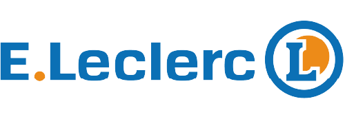 Logo de Leclerc, client utilisant le logiciel de reporting extra-financier  Toovalu