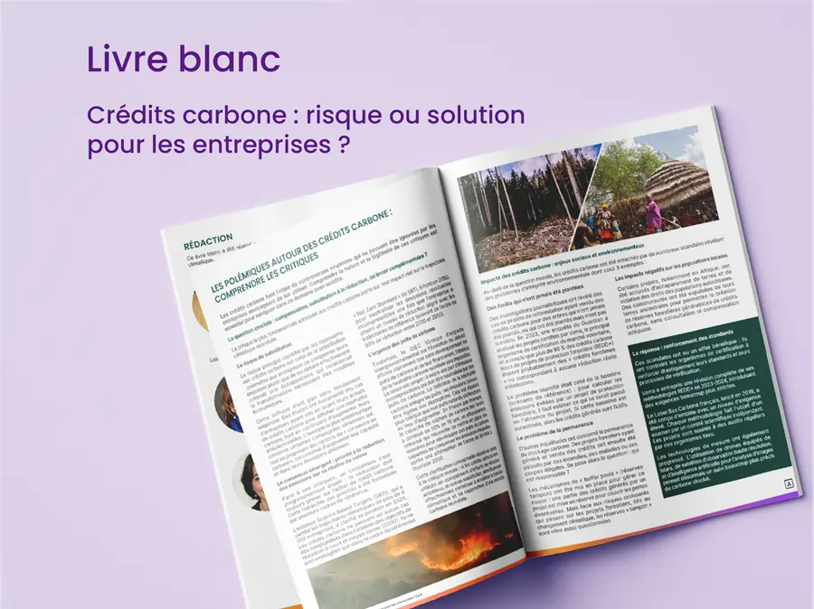 présentation livre blanc sur les crédits carbone