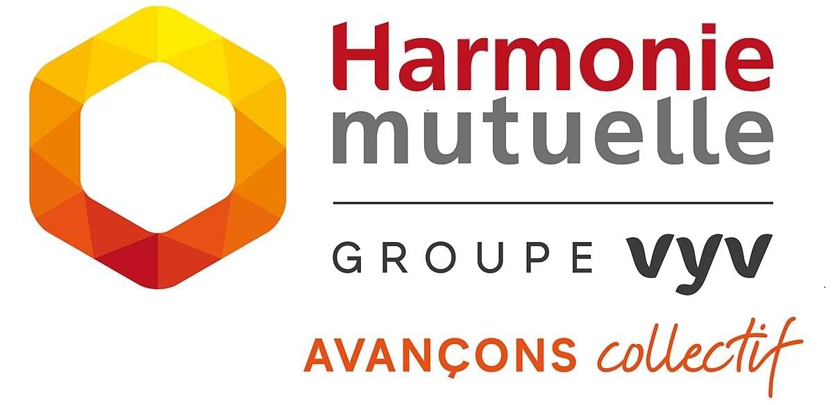 logo harmonie mutuelle et groupe vyv