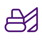 picto d'une pelleteuse travaux