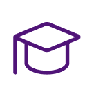 chapeau universitaire du monde de l'enseignement