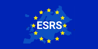 drapeau européen avec ESRS