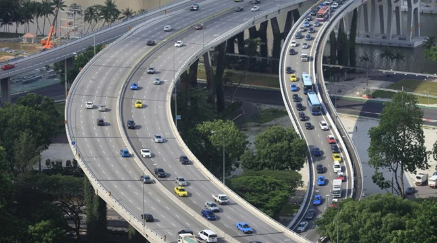 autoroutes trajectoires automobile