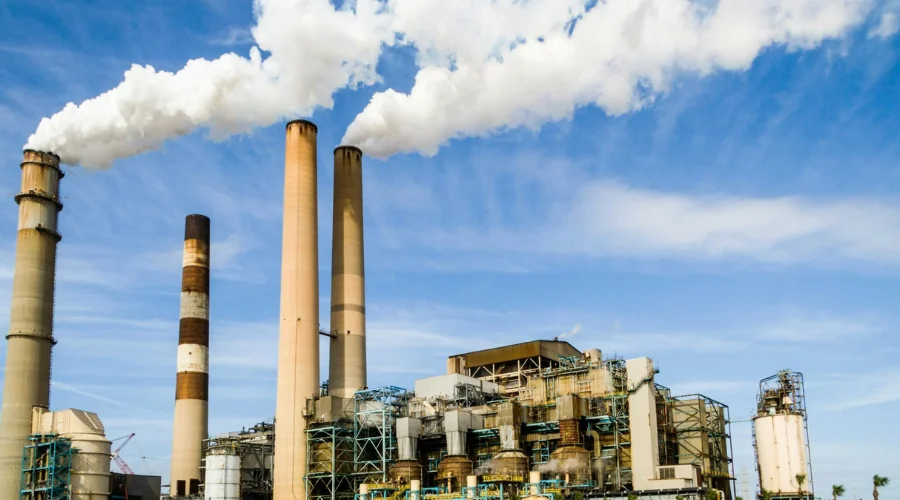 vue panoramique centrale gaz