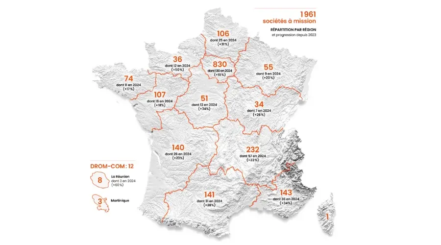 carte sociétés à mission