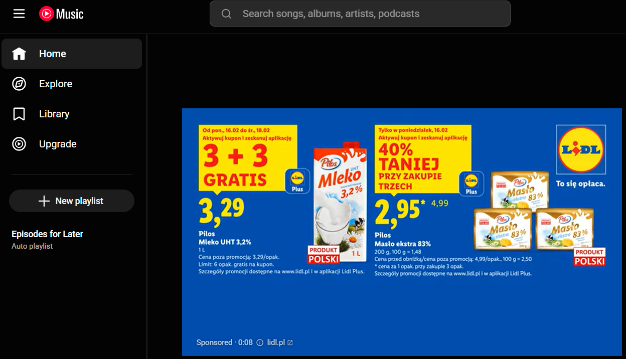 Werbeformat sponsored session