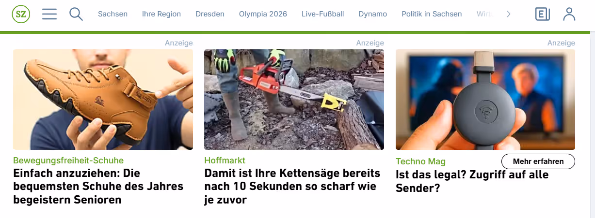 Banner Werbung