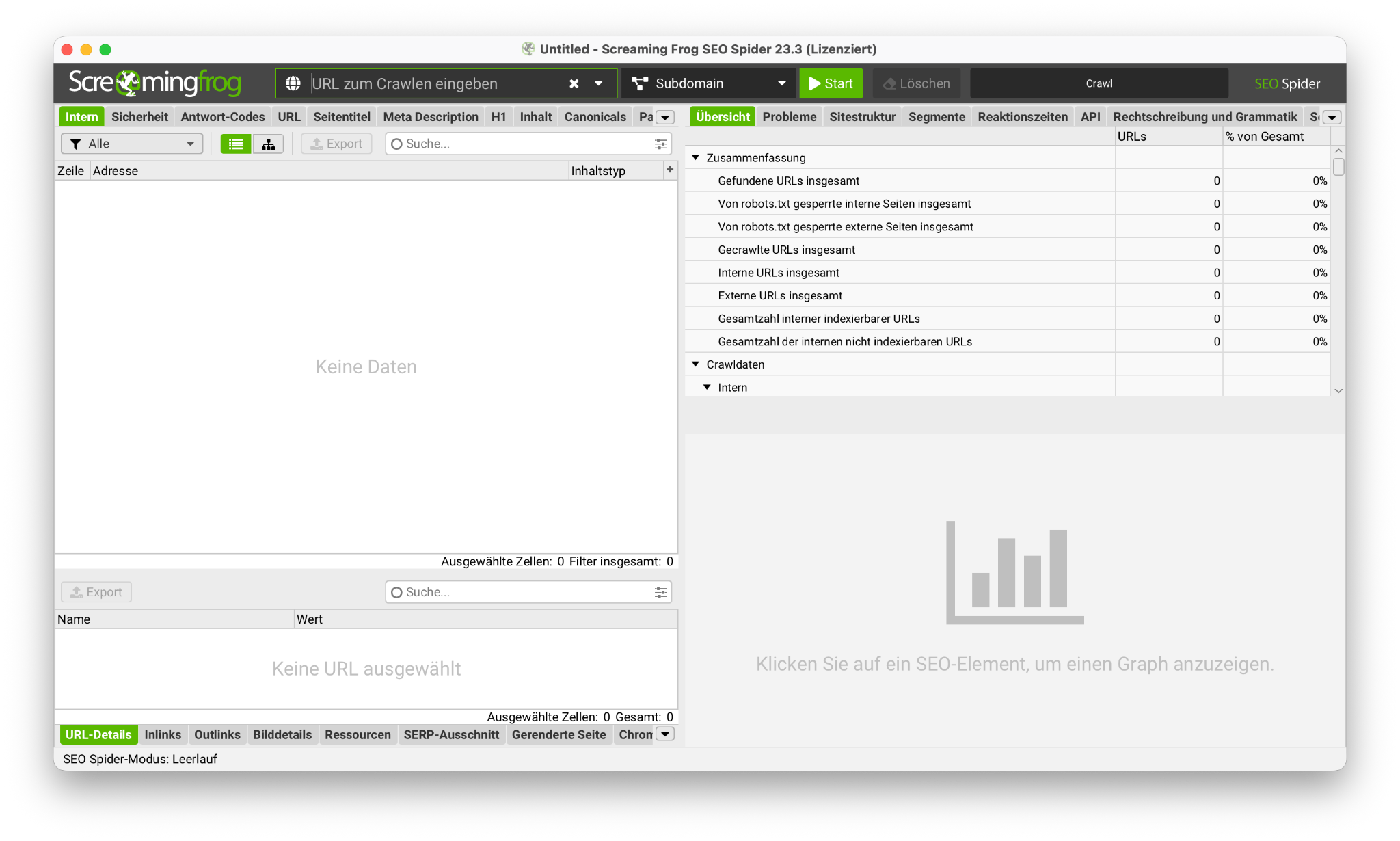 screaming frog gratis crawling für einsteiger