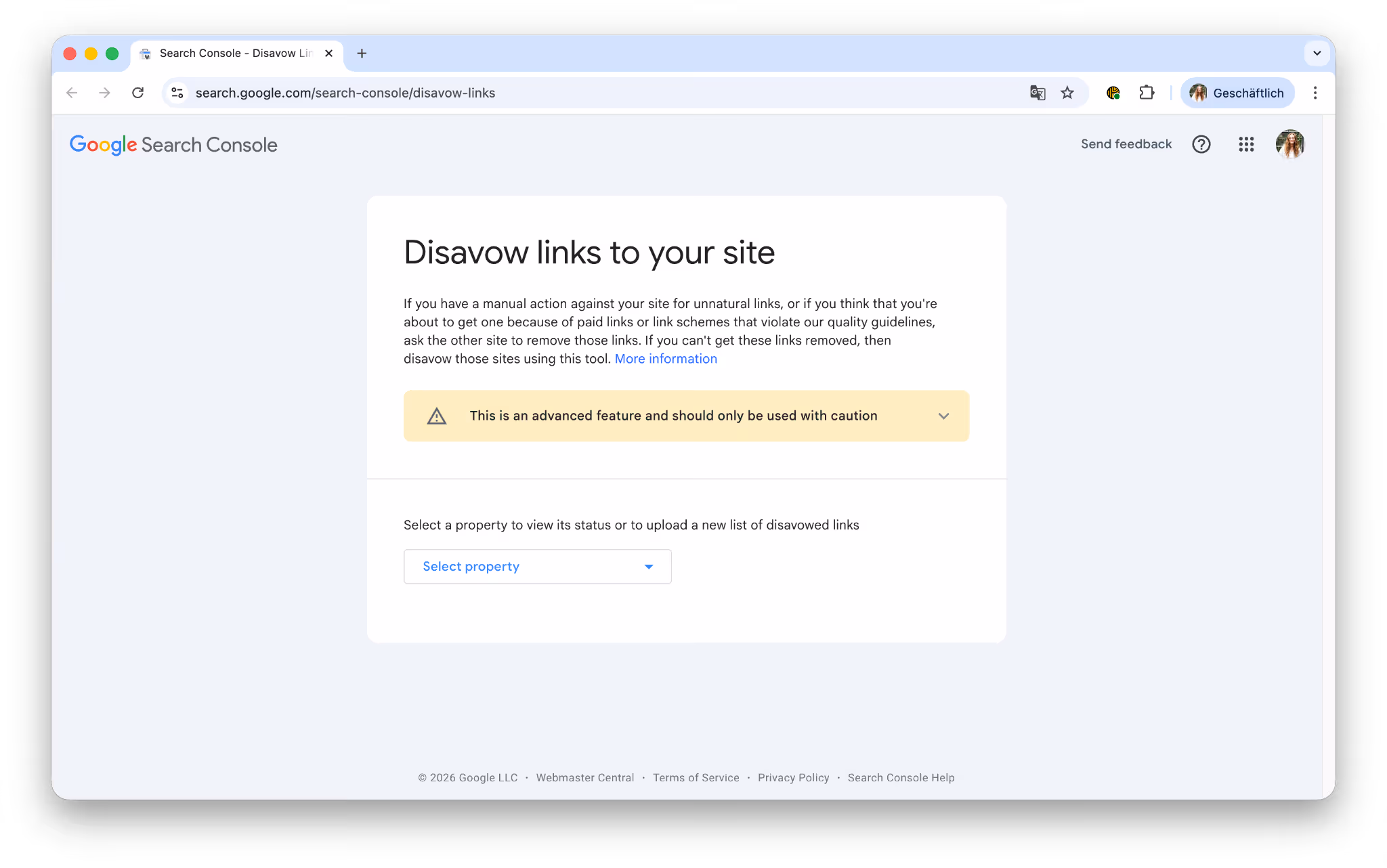 Googles Backlink Disavow Tool
