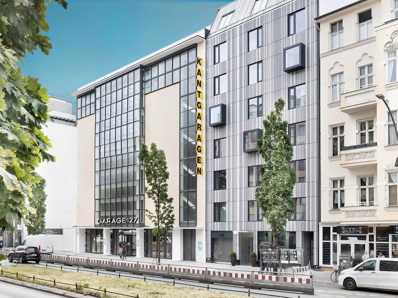 Kant-Garagenpalast facade in Berlin-Charlottenburg