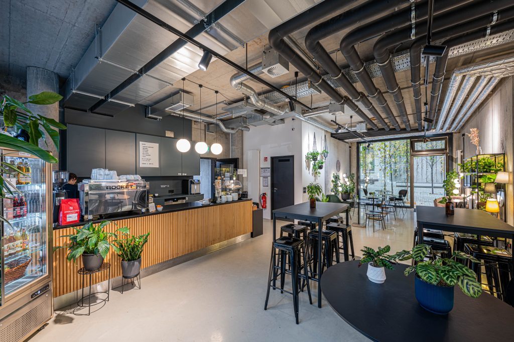 workspaces.berlin Barista und Café-Bereich