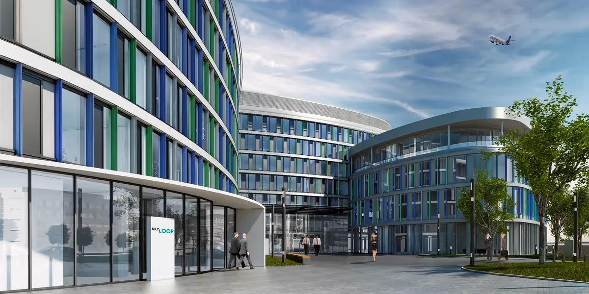 SkyLoop by Agendis — Besprechungsraum mit flexiblen Arbeitsplätzen und moderner Architektur